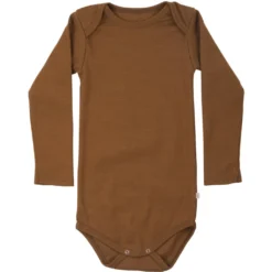Minimalisma Sale Organic Cotton Nebel Baby Body - Amber