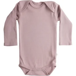 Minimalisma Sale Organic Cotton Nebel Baby Body - Dusty Rose