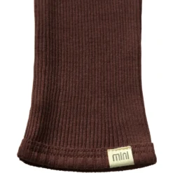 Minimalisma Sale Silk/Cotton Bieber Rib Pants - Mahogany