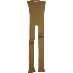 Minimalisma Silk/Cotton Bieber Rib Pants - Golden Leaf