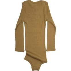 Minimalisma Silk/Cotton Bono LS Baby Body - Golden Leaf Sale