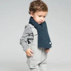 Minimalisma Alpaca Kram Scarf - Navy Teal Hats / Scarves / Mittens 9 Minimalisma Alpaca Kram Scarf - Navy Teal Hats / Scarves / Mittens