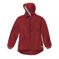 Disana Jackets Boiled Wool Jacket - Bordeaux