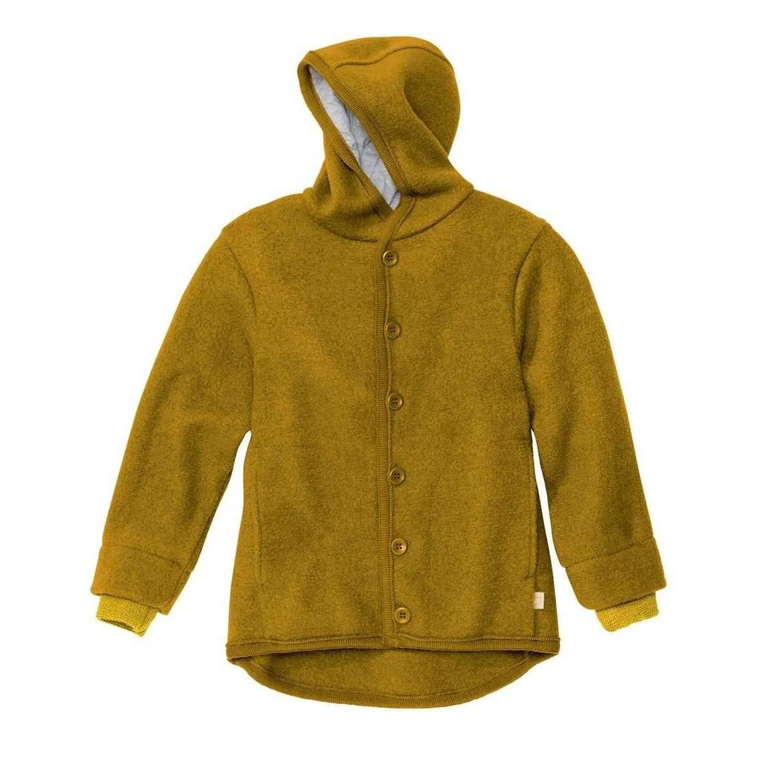 Disana Boiled Wool Jacket - Gold 3 Disana Boiled Wool Jacket - Gold