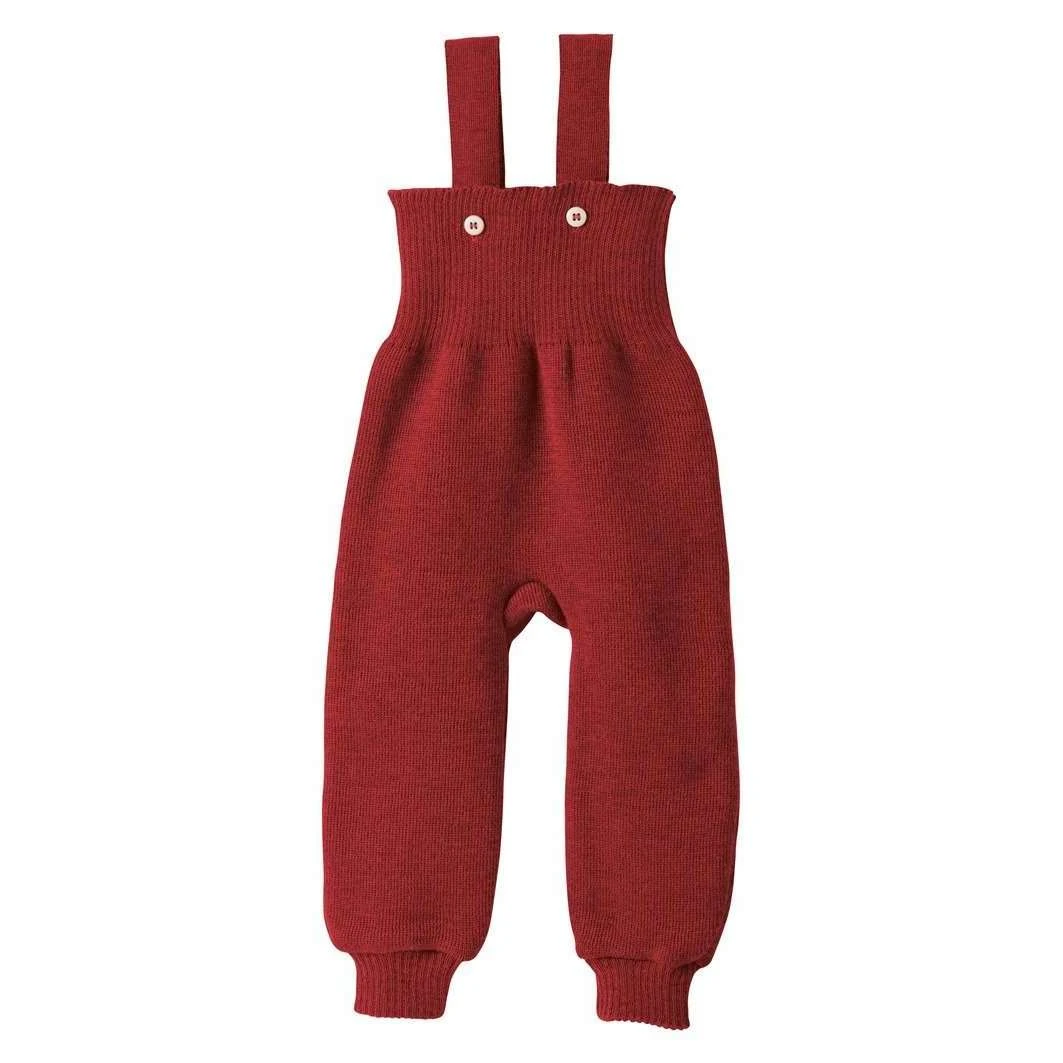 Disana Organic Merino Dungarees - Bordeaux 3 Disana Organic Merino Dungarees - Bordeaux