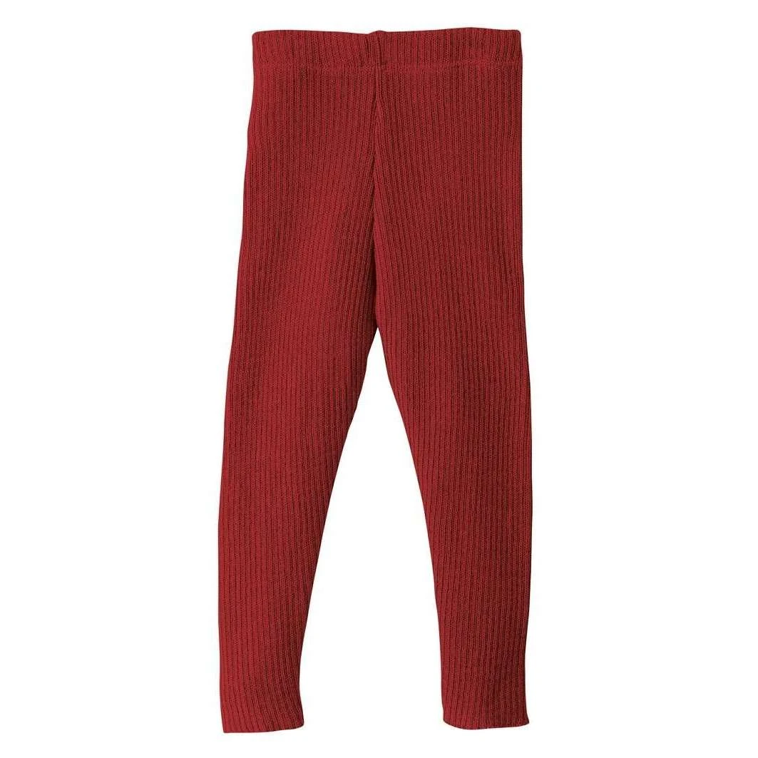 Disana Leggings & Pants Organic Merino Leggings - Bordeaux 3 Disana Leggings & Pants Organic Merino Leggings - Bordeaux