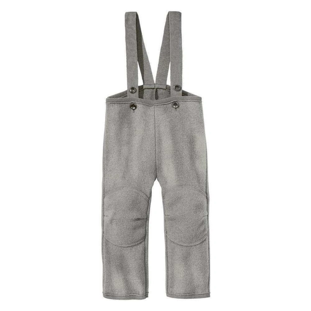 Disana Organic Boiled Wool Dungarees - Grey 3 Disana Organic Boiled Wool Dungarees - Grey