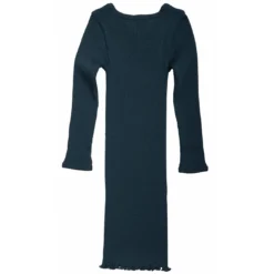 Minimalisma Merino Wool Alda Night Dress - Navy Teal Dresses & Skirts