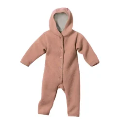 Disana Boiled Wool Snuggle Suit - Rose