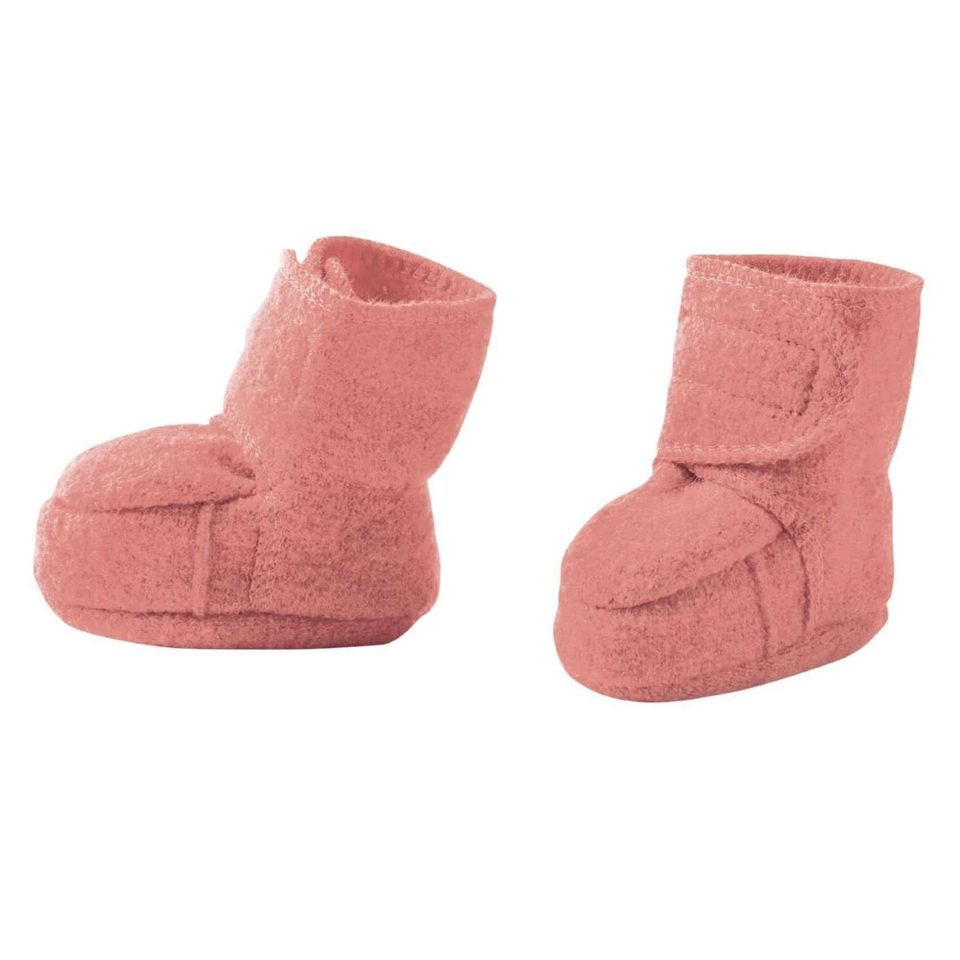 Disana Boiled Wool Booties - Rose 3 Disana Boiled Wool Booties - Rose