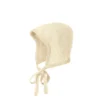 Bonnets Disana Knitted Merino Bonnet - Natural