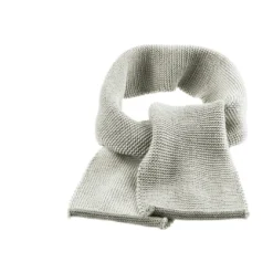 Disana Organic Merino Knitted Melange Scarf - Grey/Natural Sale