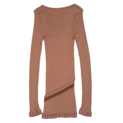 Minimalisma New Womens Gerda Silk/Cotton Top - Nougat