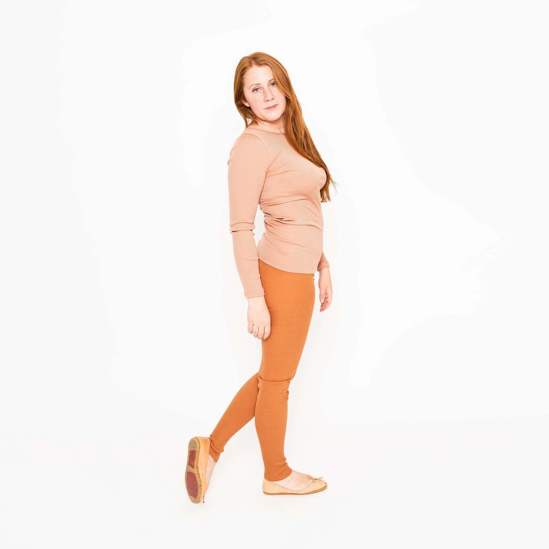 Minimalisma New Womens Gerda Silk/Cotton Top - Nougat 6 Minimalisma New Womens Gerda Silk/Cotton Top - Nougat