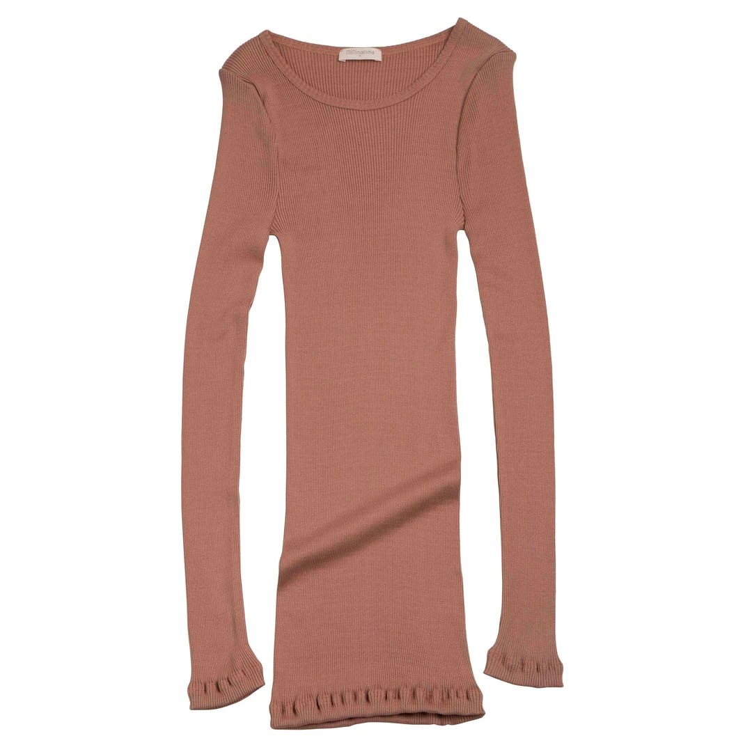 Minimalisma New Womens Gerda Silk/Cotton Top - Nougat 3 Minimalisma New Womens Gerda Silk/Cotton Top - Nougat