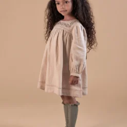 Apolina Seline Dress - Biscuit