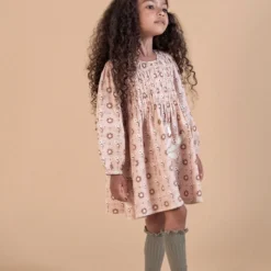 Apolina Sale Kari Smock Dress - Loaf Tin Floral Melba (last One - 7-9y)