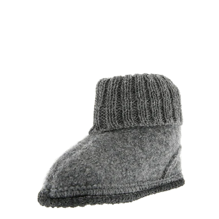 Bergstein Cozy Adults Wool Slipper - Grey Booties & Slippers 5 Bergstein Cozy Adults Wool Slipper - Grey Booties & Slippers