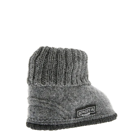 Bergstein Cozy Adults Wool Slipper - Grey Booties & Slippers 4 Bergstein Cozy Adults Wool Slipper - Grey Booties & Slippers