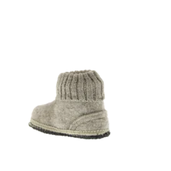 Bergstein Cozy Adults Wool Slipper - Beige Booties & Slippers