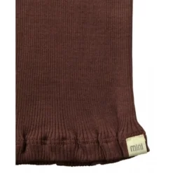 Minimalisma Tops Silk/Cotton Billund Rib Tank Top - Mahogany