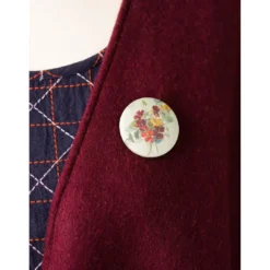 Lazybones Nasturtium Brooch Womens 7 Lazybones Nasturtium Brooch Womens