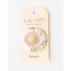 Lazybones Womens Paper Daisy Brooch