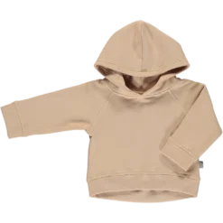 Poudre Organic Sale Organic Cotton Fleece Hooded Jumper - Maple Sugar