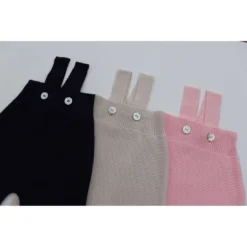 Selana Organic Cotton Baby Dungarees - Marine