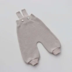 Selana Organic Cotton Baby Dungarees - Dune