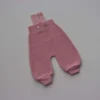Selana Organic Cotton Baby Dungarees - Rose