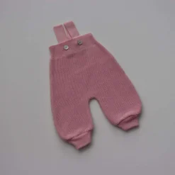 Selana Organic Cotton Baby Dungarees - Rose