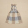 Apolina Lena Pinafore Dress - Blanket Check Cream Sale