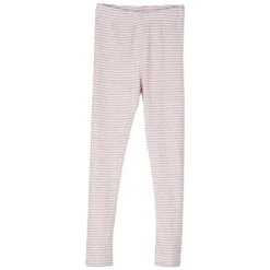 Serendipity Organics Child Leggings - Pink/Off White Stripe Sale