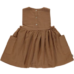 Poudre Organic Organic Cotton Mangue Dress - Brown Sugar