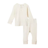 Nature Baby 2 Piece Long Sleeve Pointelle Pyjamas 2 Nature Baby 2 Piece Long Sleeve Pointelle Pyjamas