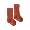 Nature Baby Organic Cotton Rib Socks - Clay