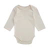 Nature Baby Bodies & Jumpsuits Organic Cotton Long Sleeve Body Suit - Pointelle