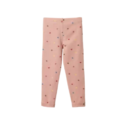 Nature Baby Sale Organic Cotton Leggings - Heart Tulip Print
