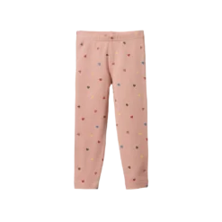 Nature Baby Sale Organic Cotton Leggings - Heart Tulip Print