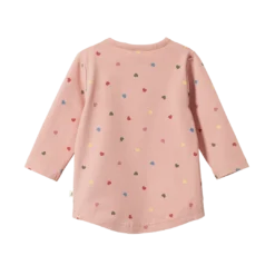 Nature Baby Everyday Tee - Heart Tulip Print