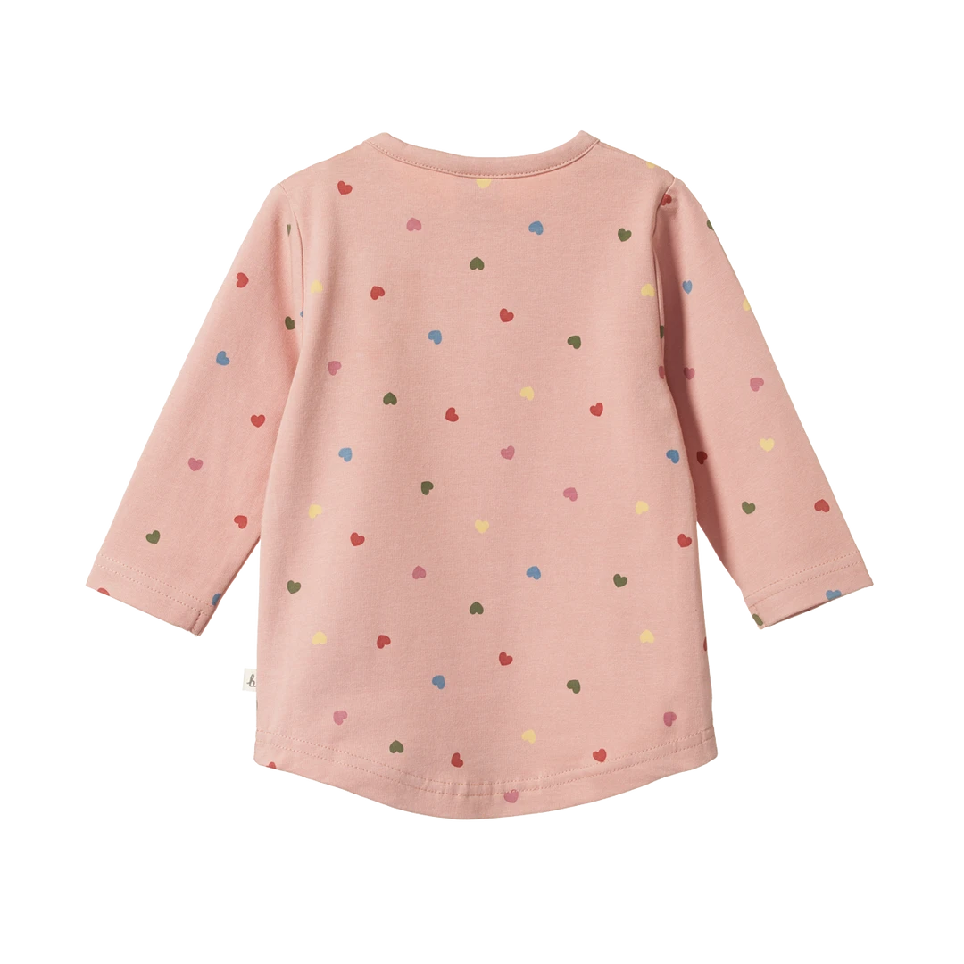 Nature Baby Everyday Tee - Heart Tulip Print 4 Nature Baby Everyday Tee - Heart Tulip Print