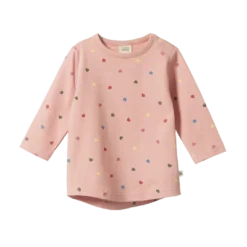 Nature Baby Everyday Tee - Heart Tulip Print