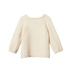 Nature Baby Sale Merino Knit Kimono Jacket - Natural