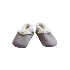 Nature Baby Lambskin Booties - Grey Sale