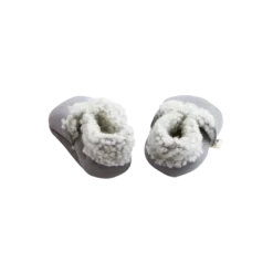 Nature Baby Lambskin Booties - Grey Sale