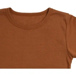 Minimalisma Tops Organic Cotton Nimbus LS Tee - Clay