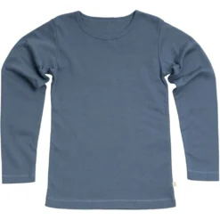 Minimalisma Tops Organic Cotton Nimbus LS Tee - Steel Blue