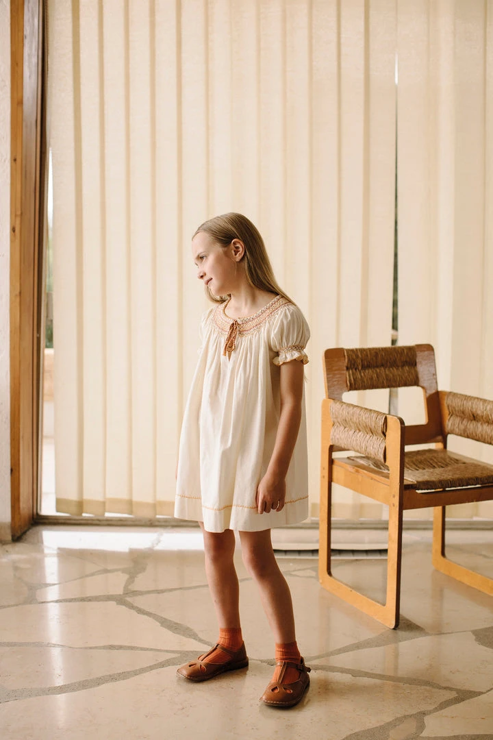 Apolina Verna Smock Dress - Ivory Sale 4 Apolina Verna Smock Dress - Ivory Sale