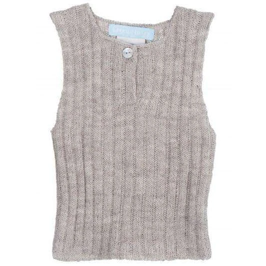 Serendipity Organics Baby Alpaca Rib Vest - Sand (6m & 9m Left) Sale 3 Serendipity Organics Baby Alpaca Rib Vest - Sand (6m & 9m Left) Sale